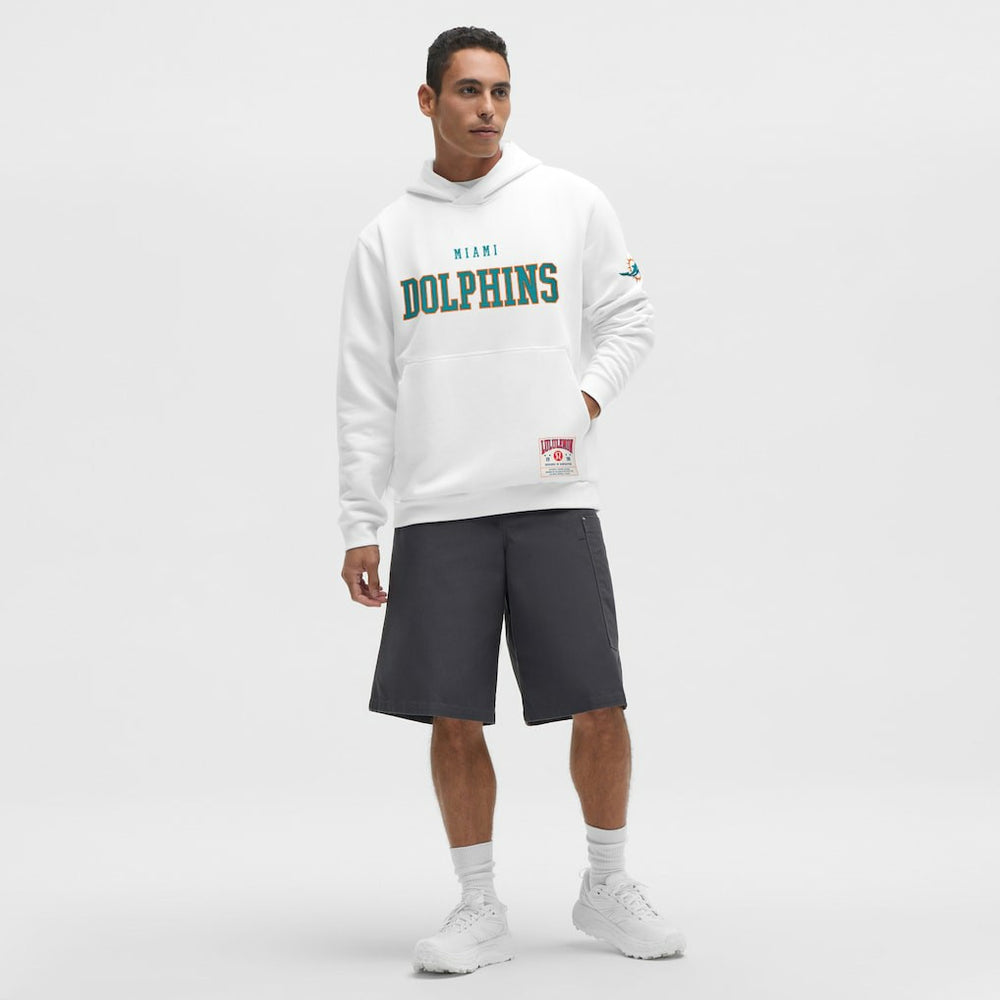 Miami Dolphins lululemon Steady State Pullover Hoodie - White Hoodies