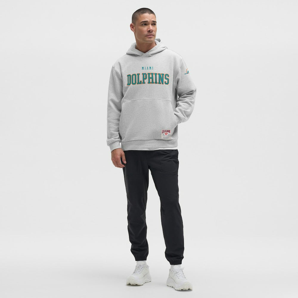 Miami Dolphins lululemon Steady State Pullover Hoodie - Heathered Silver Drop Hoodies