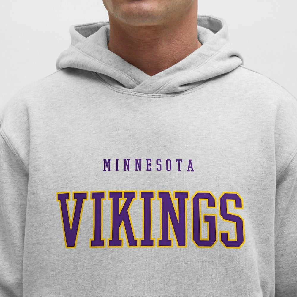 Minnesota Vikings lululemon Steady State Pullover Hoodie - Heathered Silver Drop Hoodies