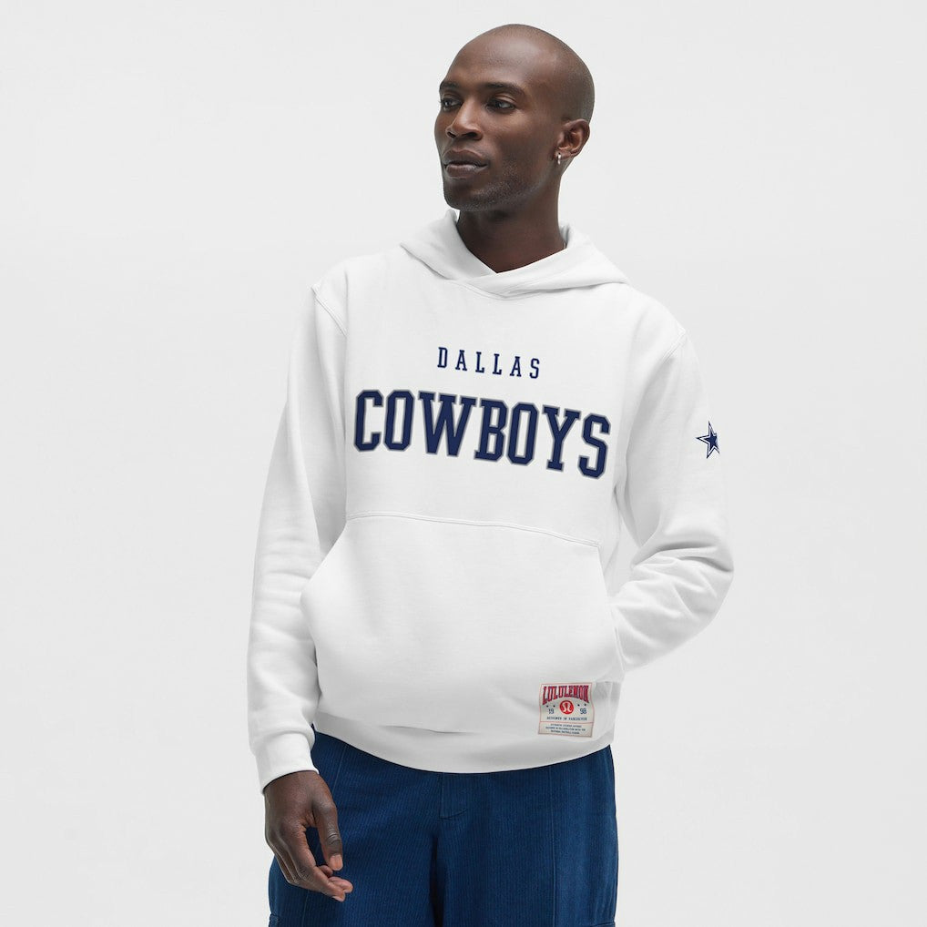 Dallas Cowboys lululemon Steady State Pullover Hoodie - White Hoodies