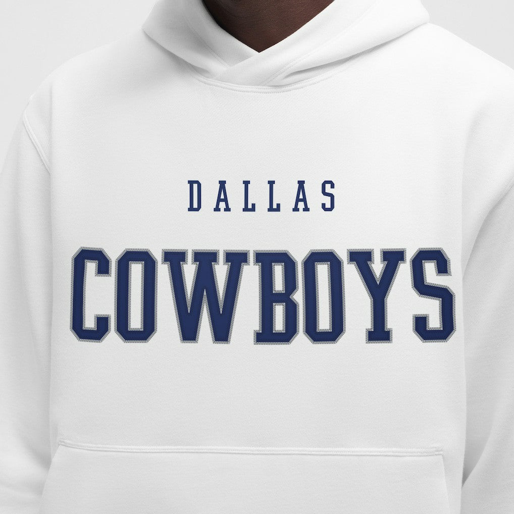 Dallas Cowboys lululemon Steady State Pullover Hoodie - White Hoodies