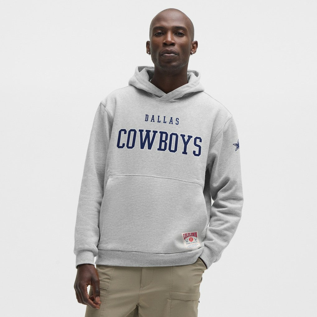 Dallas Cowboys lululemon Steady State Pullover Hoodie - Heathered Silver Drop Hoodies