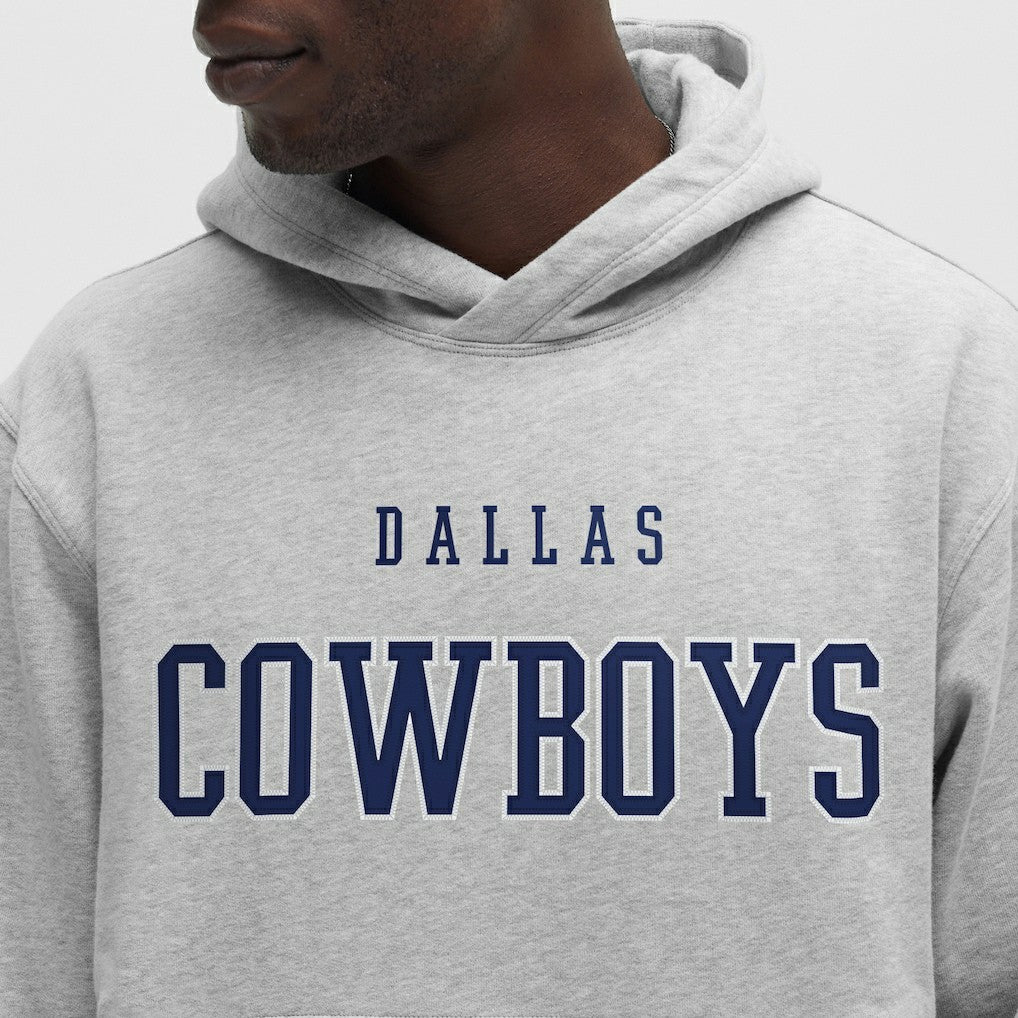 Dallas Cowboys lululemon Steady State Pullover Hoodie - Heathered Silver Drop Hoodies
