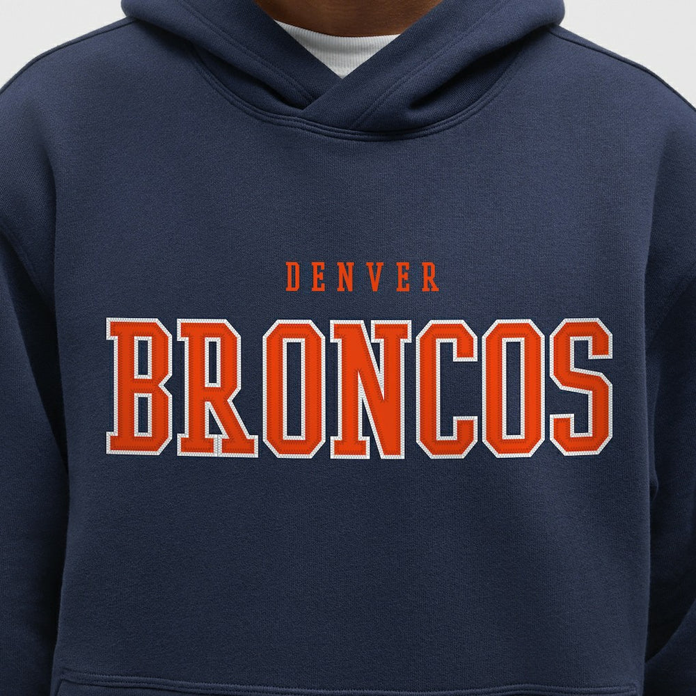 Denver Broncos lululemon Steady State Pullover Hoodie - Club Blue Hoodies
