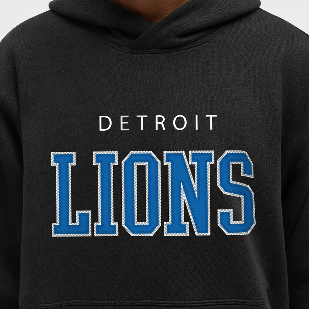 Detroit Lions lululemon Steady State Pullover Hoodie - Black Hoodies