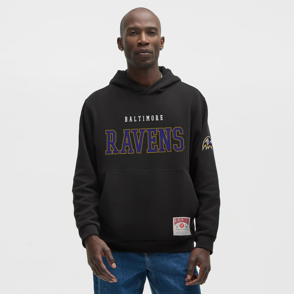 Baltimore Ravens lululemon Steady State Pullover Hoodie - Black Hoodies