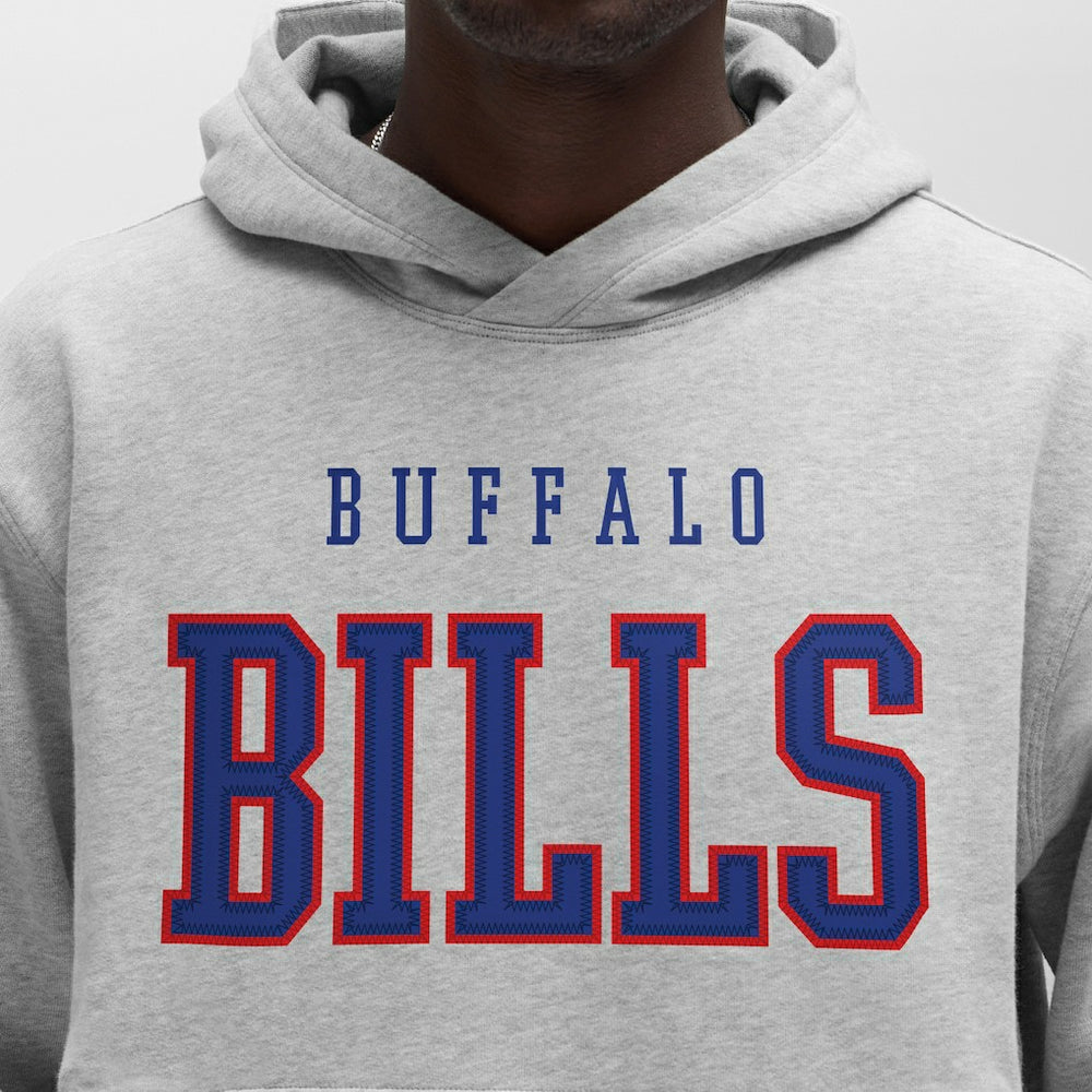 Buffalo Bills lululemon Steady State Pullover Hoodie - Heathered Silver Drop Hoodies
