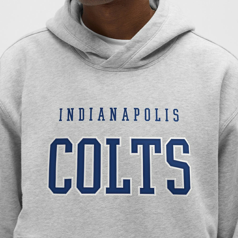Indianapolis Colts lululemon Steady State Pullover Hoodie - Heathered Silver Drop Hoodies