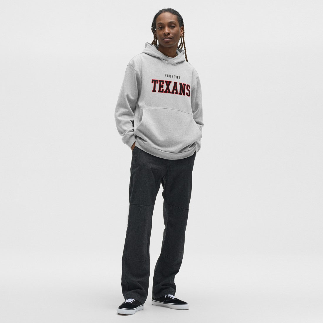 Houston Texans lululemon Steady State Pullover Hoodie - Heathered Silver Drop Hoodies