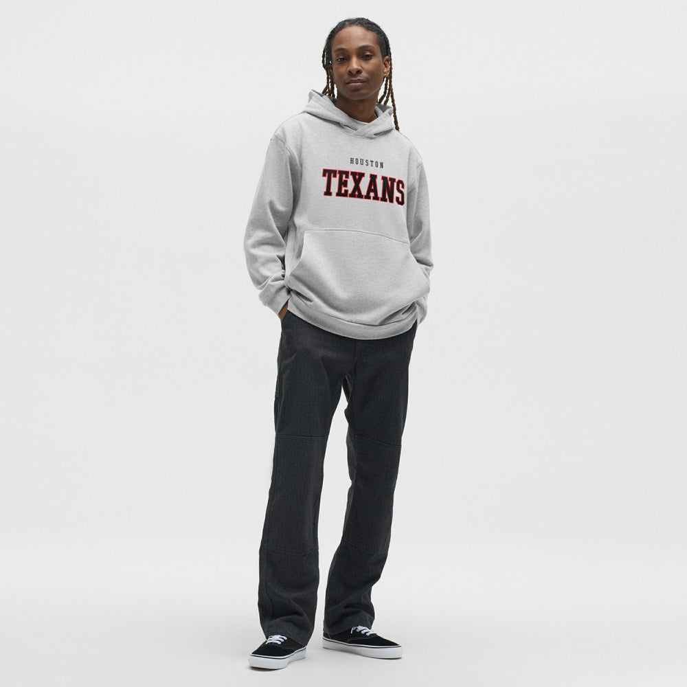 Houston Texans lululemon Steady State Pullover Hoodie - Heathered Silver Drop Hoodies