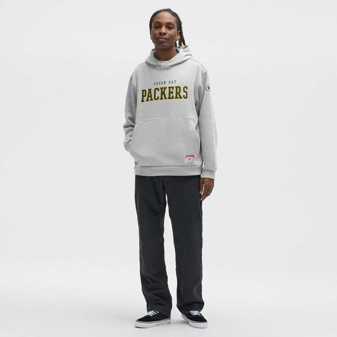 Green Bay Packers lululemon Steady State Pullover Hoodie - Heathered Silver Drop Hoodies