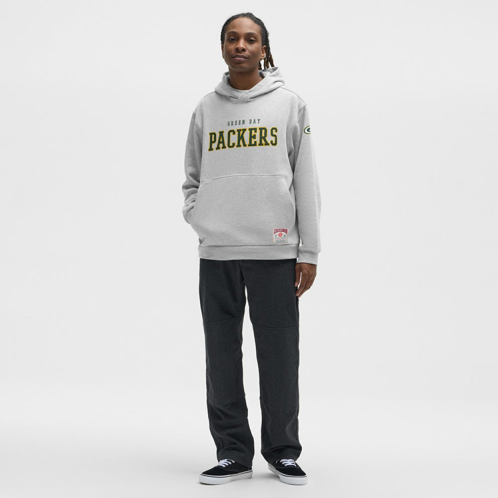 Green Bay Packers lululemon Steady State Pullover Hoodie - Heathered Silver Drop Hoodies