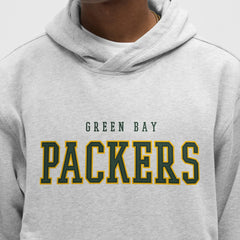 Green Bay Packers lululemon Steady State Pullover Hoodie - Heathered Silver Drop Hoodies