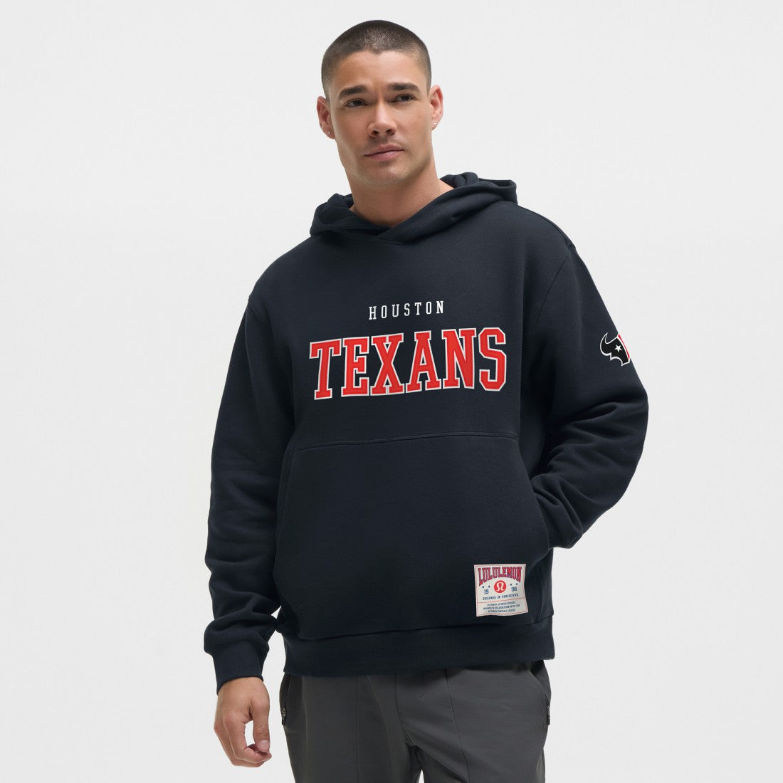 Houston Texans lululemon Steady State Pullover Hoodie - True Navy Hoodies