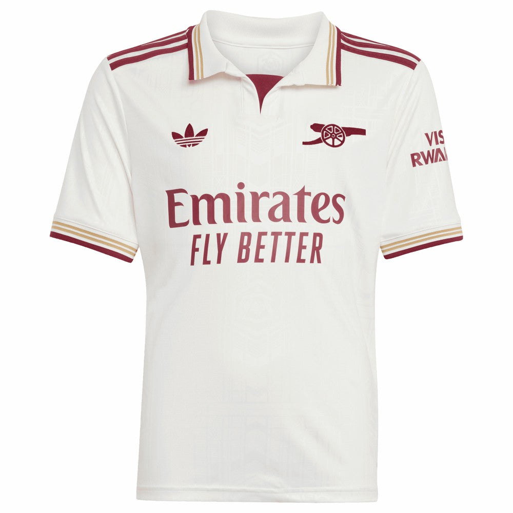 Arsenal Youth 2025/26 Third Replica Jersey White - Adidas on sale
