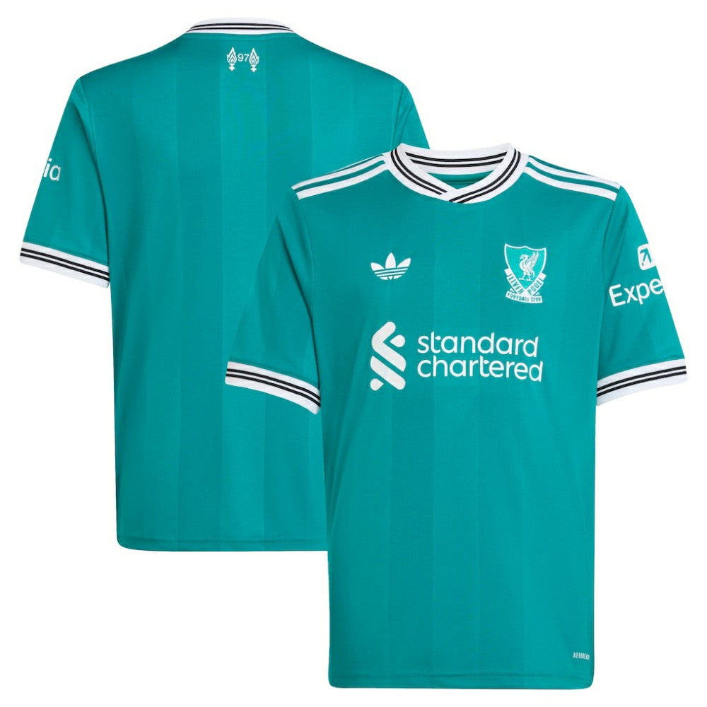Liverpool Youth 2025/26 Third Replica Jersey Green - Adidas cheap