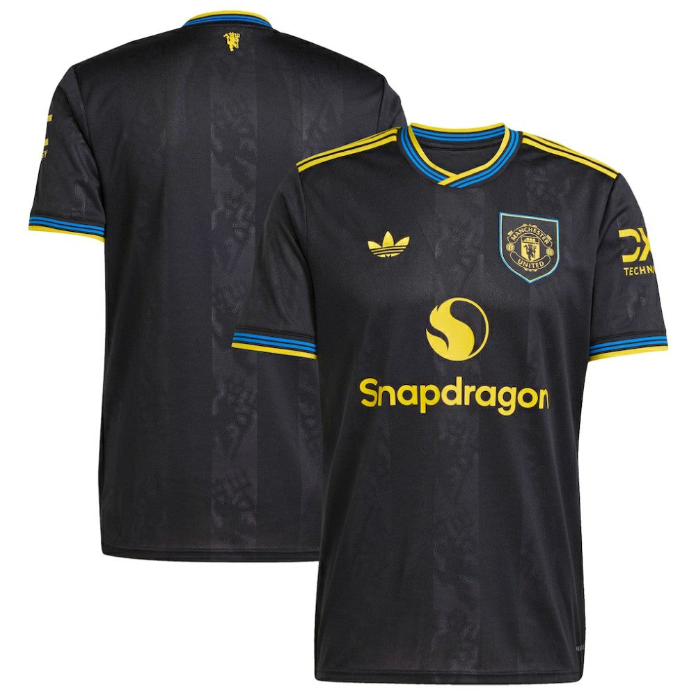 Manchester United 2025/26 Third Replica Jersey Black - Adidas outlet