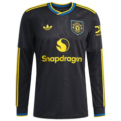 Manchester United 2025/26 Third Replica Long Sleeve Jersey Black - Adidas for sale