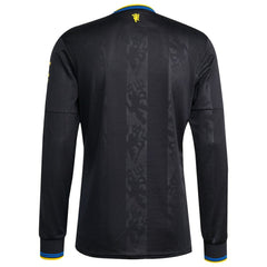 Manchester United 2025/26 Third Replica Long Sleeve Jersey Black - Adidas for sale