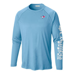 Toronto Blue Jays Columbia Terminal Tackle Long Sleeve Shirt - Light Blue