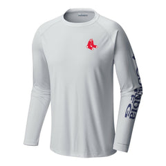 Boston Red Sox Columbia Terminal Tackle Long Sleeve Shirt - White