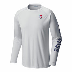 Cleveland Guardians Columbia Terminal Tackle Long Sleeve Shirt - White