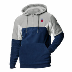 Los Angeles Angels Columbia Men's Lodge Fleece Quarter-Zip Hoodie - Navy Hoodies