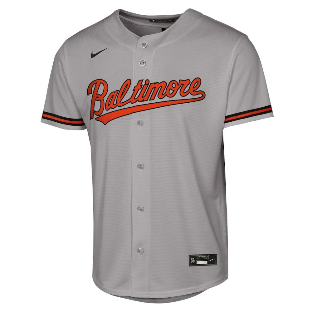 Adley Rutschman Baltimore Orioles Nike Youth Road Replica Jersey - Gray Jerseys