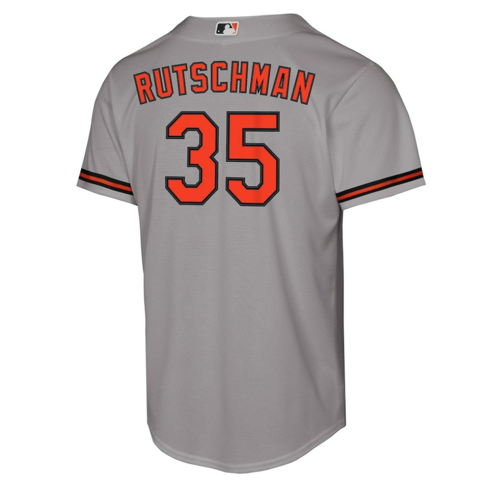 Adley Rutschman Baltimore Orioles Nike Youth Road Replica Jersey - Gray Jerseys