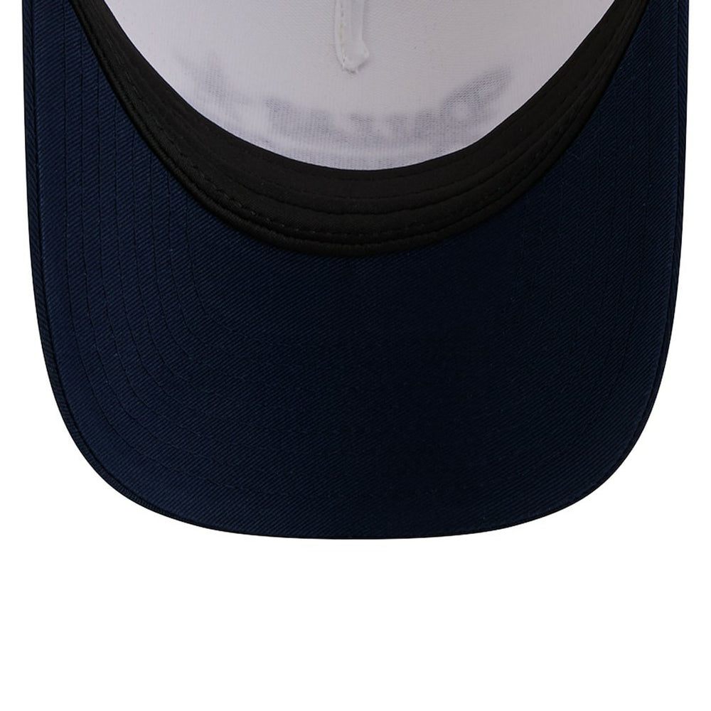 Dallas Cowboys New Era Women's Retro A-Frame 9FORTY Adjustable Hat - Cream/Navy Hats