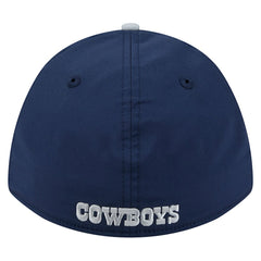 Dallas Cowboys Rope M-Crown A-Frame 39THIRTY Flex Hat - Navy/Silver Hats