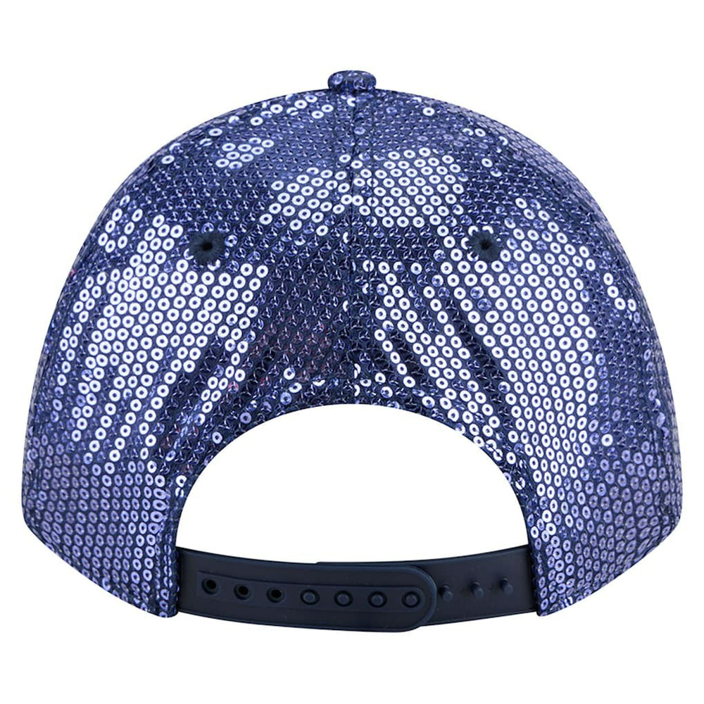 Dallas Cowboys New Era Women's Sequin 9FORTY Adjustable Hat - Navy Hats