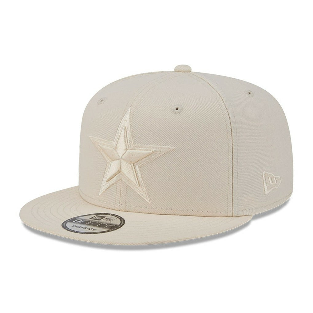 Dallas Cowboys New Era Colorpack 9FIFTY Snapback Hat - Cream Hats