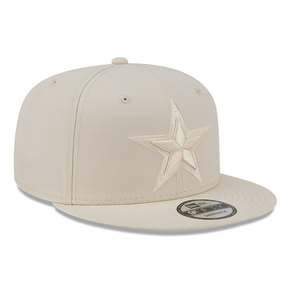 Dallas Cowboys New Era Colorpack 9FIFTY Snapback Hat - Cream Hats