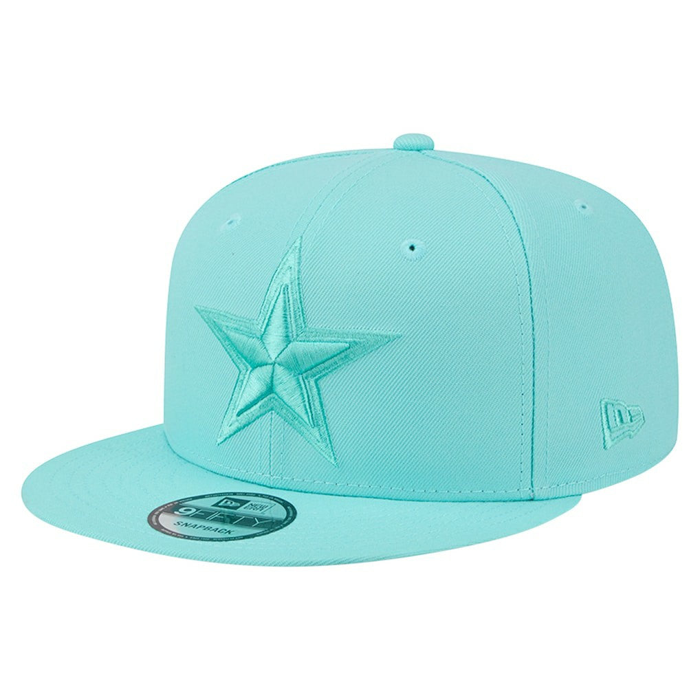 Dallas Cowboys New Era Colorpack 9FIFTY Snapback Hat - Turquoise Hats
