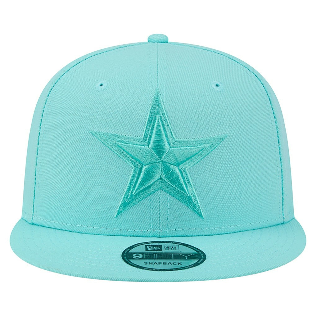 Dallas Cowboys New Era Colorpack 9FIFTY Snapback Hat - Turquoise Hats