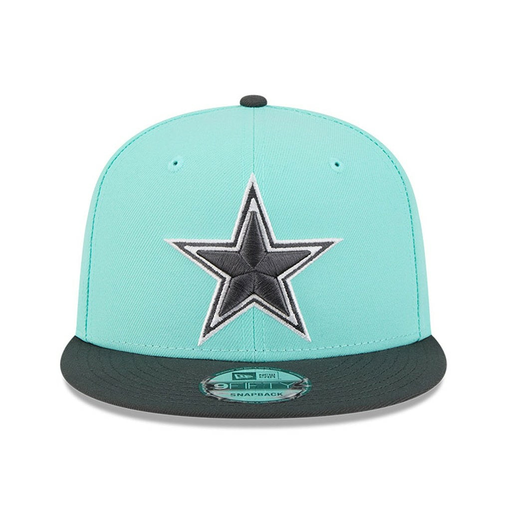 Dallas Cowboys New Era Two-Tone Color Pack 9FIFTY Snapback Hat - Light Blue/Navy Hats