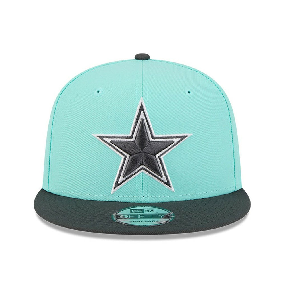 Dallas Cowboys New Era Two-Tone Color Pack 9FIFTY Snapback Hat - Light Blue/Navy Hats