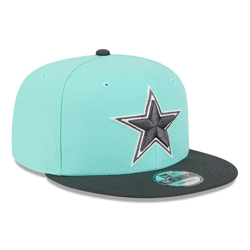 Dallas Cowboys New Era Two-Tone Color Pack 9FIFTY Snapback Hat - Light Blue/Navy Hats