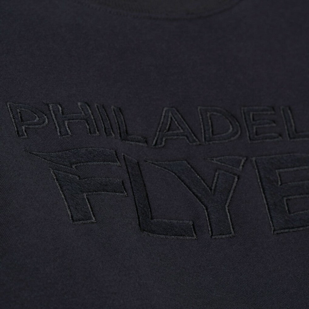 Philadelphia Flyers Mitchell & Ness Phantom Fleece Crew Neck Sweatshirt - Black | US 203279094