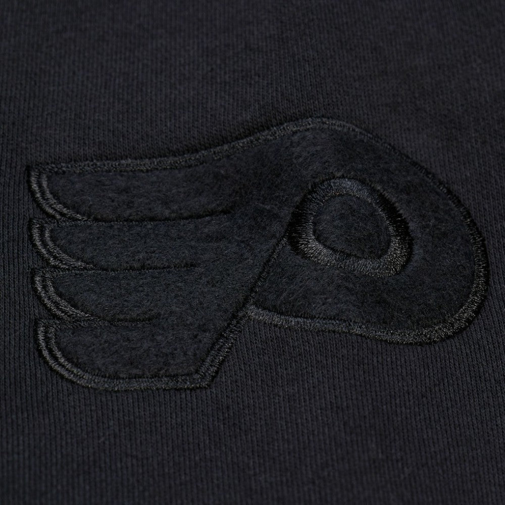 Philadelphia Flyers Mitchell & Ness Phantom Fleece Crew Neck Sweatshirt - Black | US 203279094