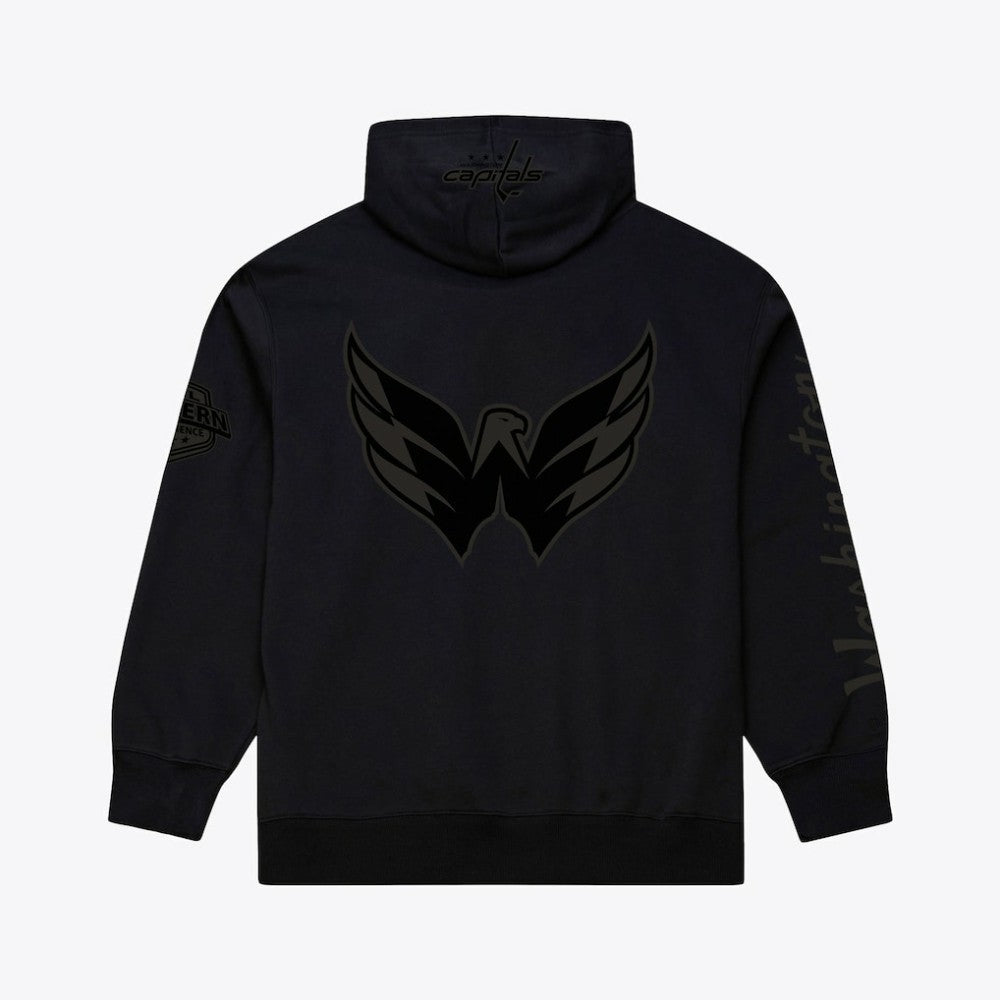 Washington Capitals Mitchell & Ness Phantom Fleece Hoodie - Black | US 203279104