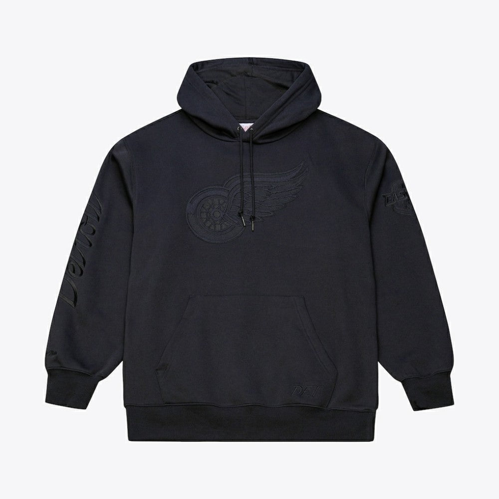 Detroit Red Wings Mitchell & Ness Phantom Fleece Hoodie - Black | US 203279110
