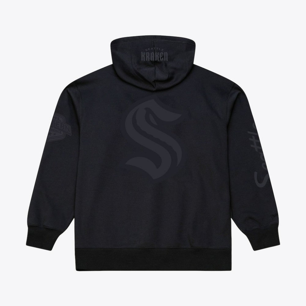 Seattle Kraken Mitchell & Ness Phantom Fleece Hoodie - Black | US 203279112
