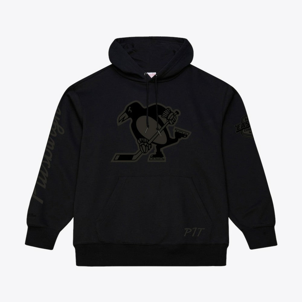 Pittsburgh Penguins Mitchell & Ness Phantom Fleece Hoodie - Black | US 203279113