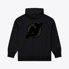 New Jersey Devils Mitchell & Ness Phantom Fleece Hoodie - Black | US 203279116