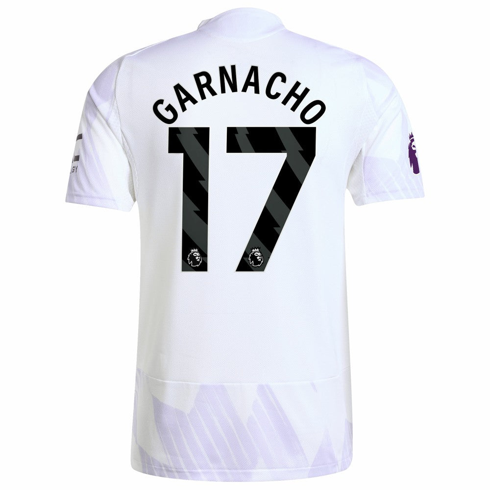 Alejandro Garnacho Manchester United 2025/26 Away Player Jersey White - Adidas outlet