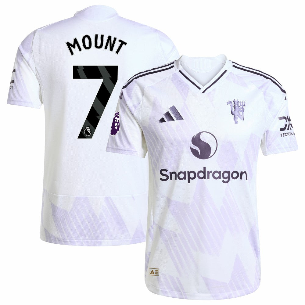 Mason Mount Manchester United 2025/26 Away Player Jersey White - Adidas for sale