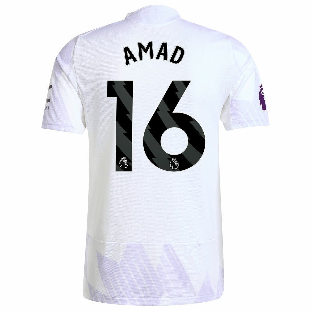Amad Diallo Manchester United 2025/26 Away Player Jersey White - Adidas outlet