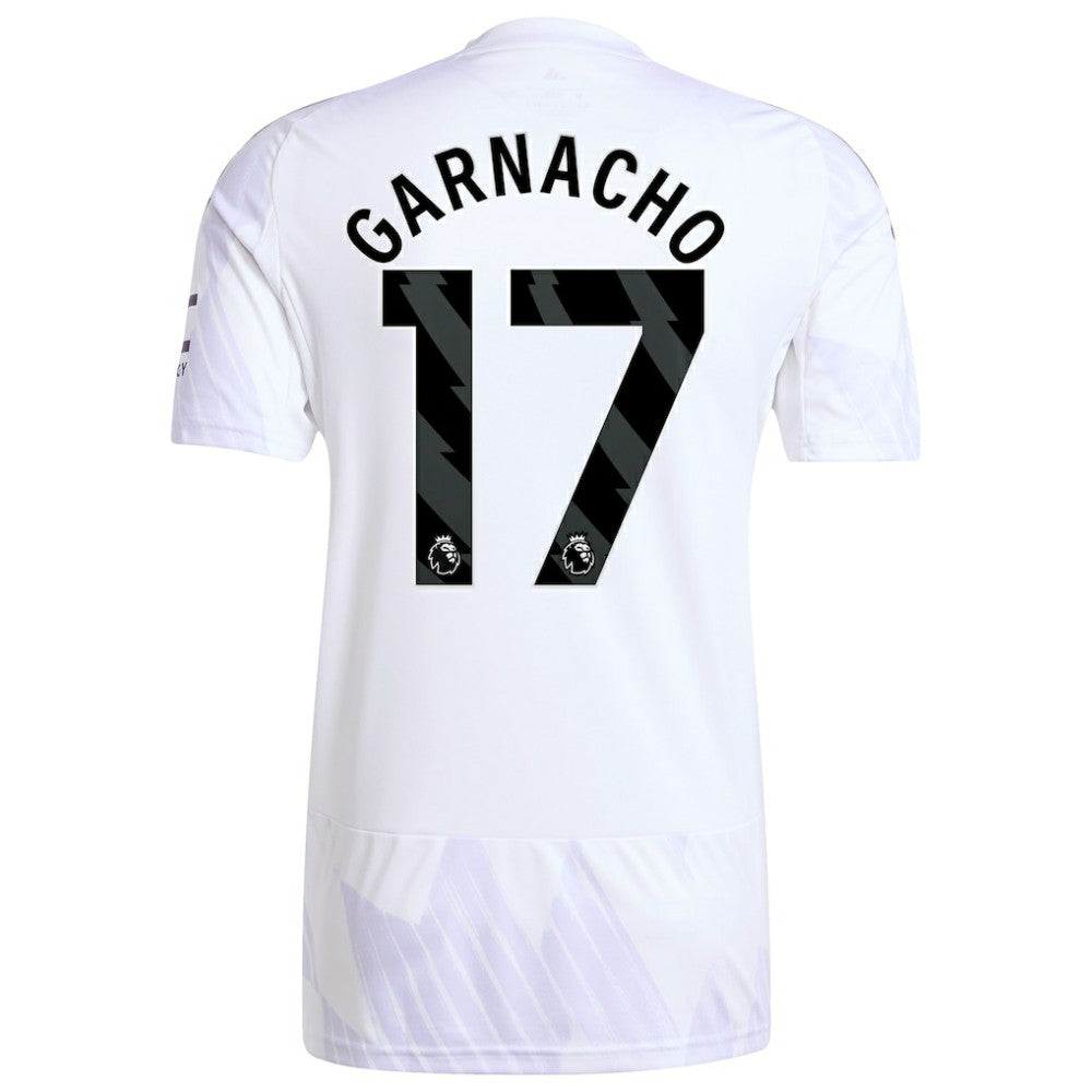 Alejandro Garnacho Manchester United 2025/26 Away Replica Player Jersey White - Adidas online